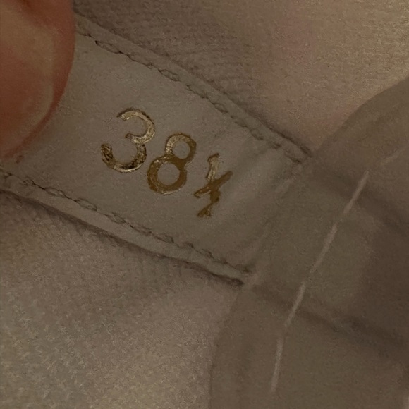 Christian Louboutin White and Red Sneakers - Picture 8 of 9